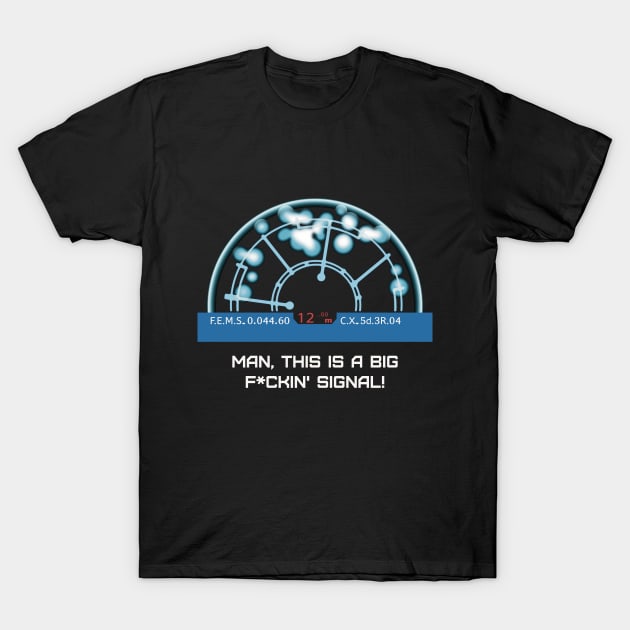 Aliens (1986) Motion Tracker Display T-Shirt by SPACE ART & NATURE SHIRTS 